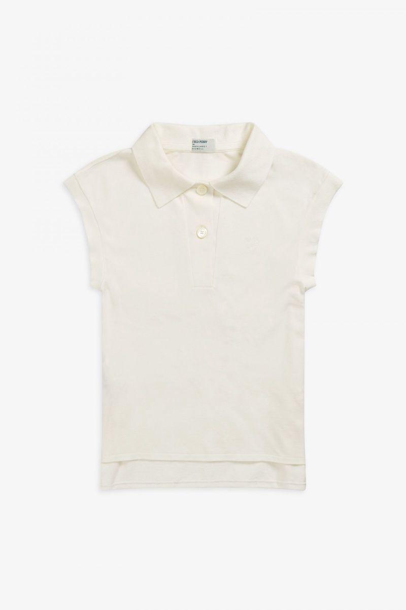 White Fred Perry SG6011 Women's Polo Shirts | PH 1974XYUF